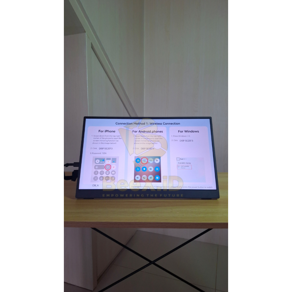 Jual Portable Monitor BeeX 15.6