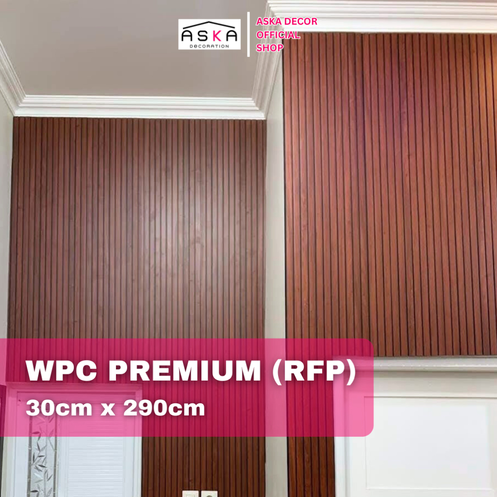 Jual WPC PREMIUM RFP | WALLPANEL PLAFON DEKORASI RUMAH | PANJANG 290cm ...