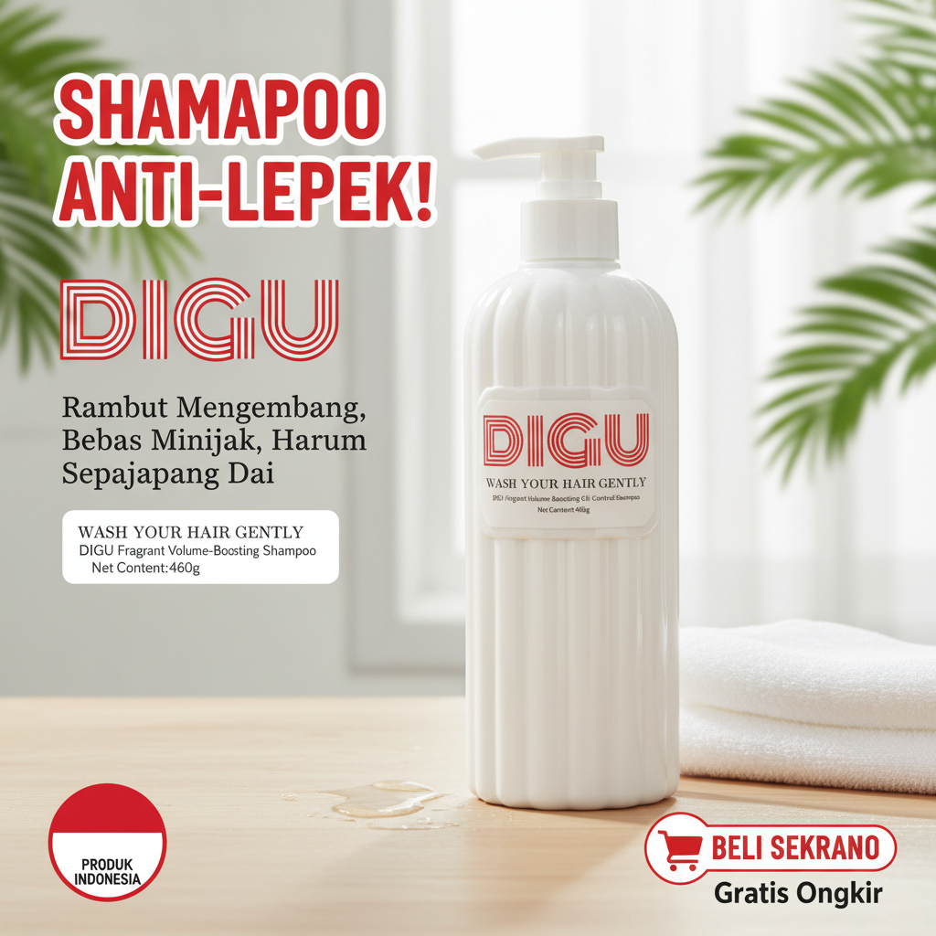 Jual DIGU/LANSHU sampo anti-pengeringan DIGU sampo rambut pengendalian ...