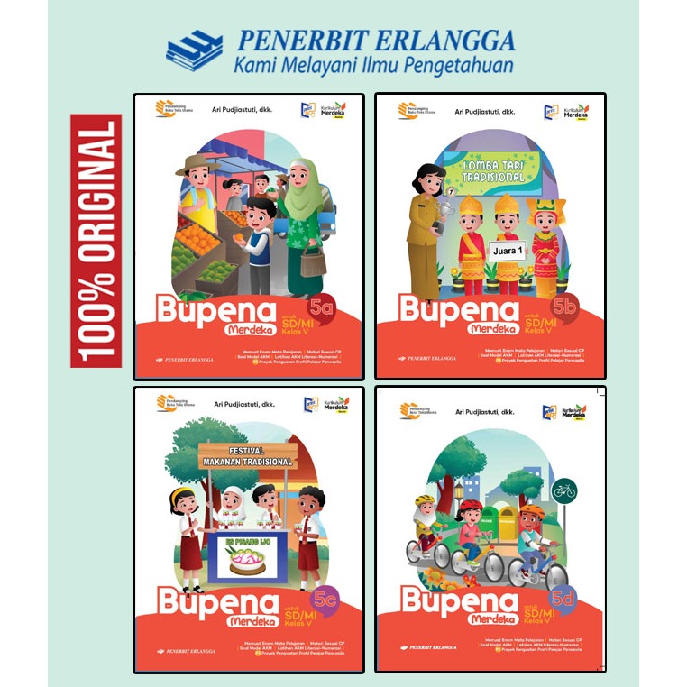 Jual Buku BUPENA Edisi Revisi SD/MI Kelas 5 (Jilid 5A 5B 5C 5D ...