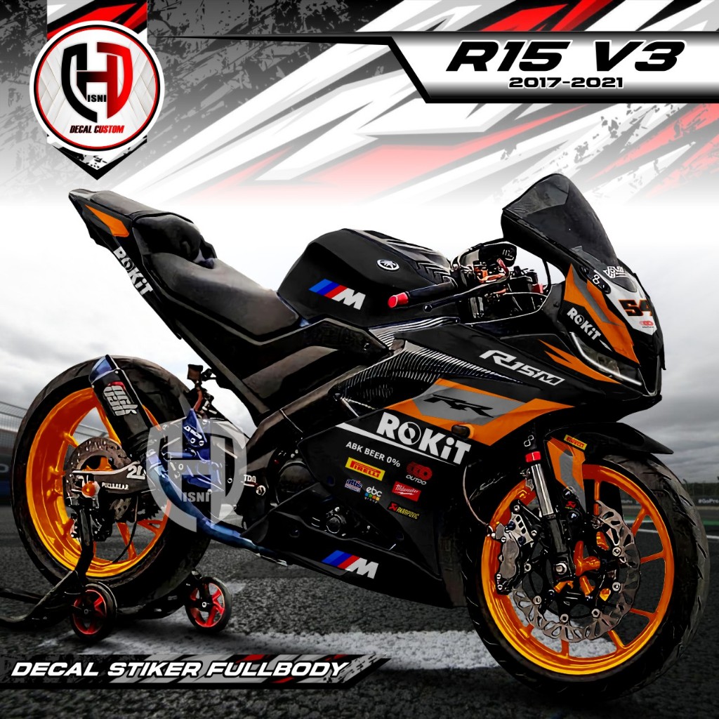 Jual Decal R15 V3 Full Body wsbk bmw - Stiker R15 V3 Full Body Striping ...