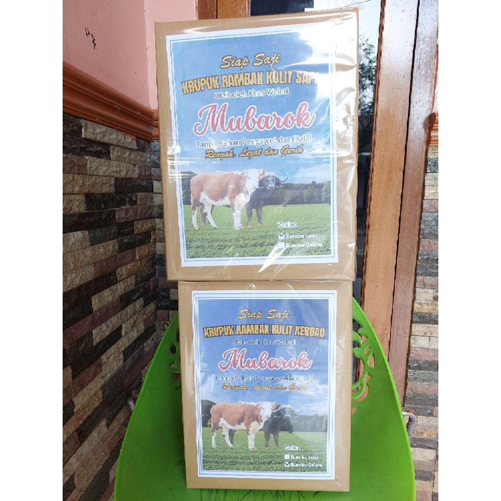 Jual Rambak Kulit Sapi Box Besar 500gr Kualitas Super | Shopee Indonesia