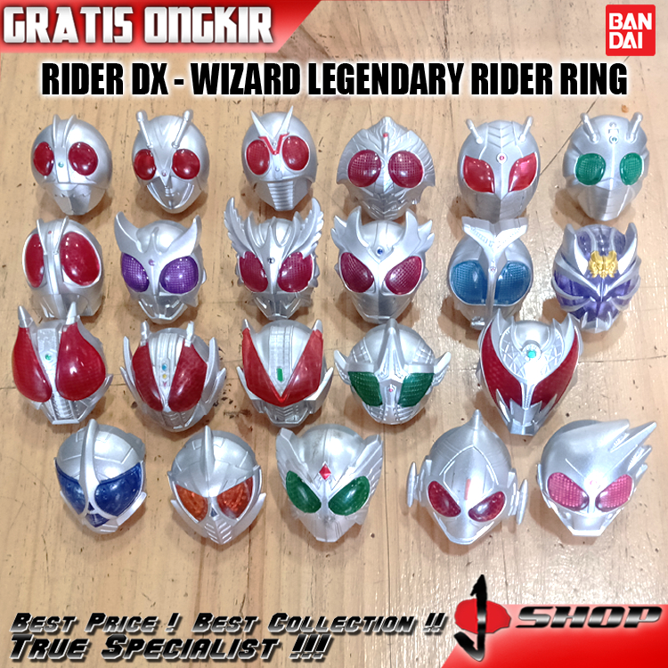 Jual RIDER DX - KAMEN RIDER WIZARD LEGENDARY RIDER RING | Shopee Indonesia