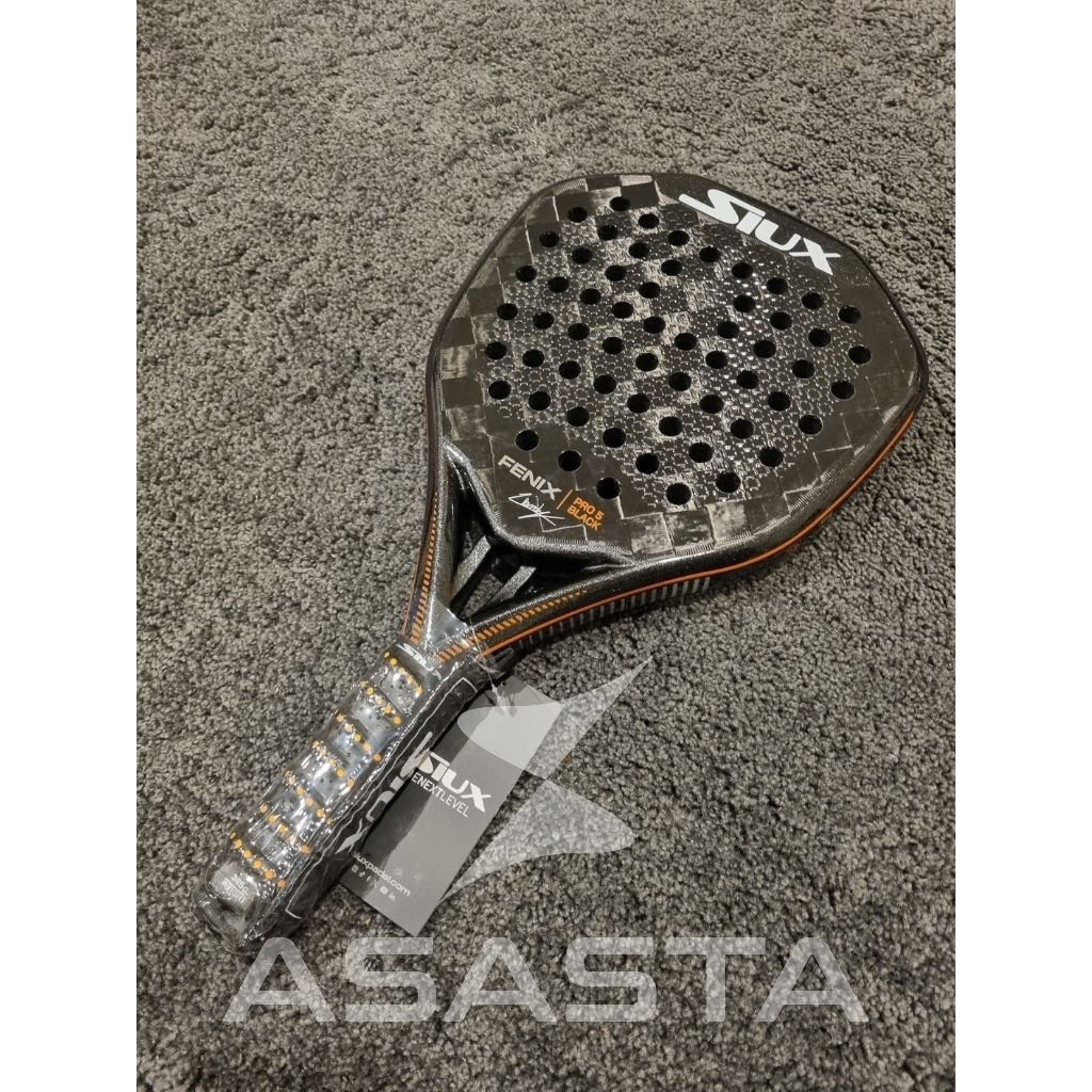 Jual Siux Fenix Pro 5 Black Leo Augsburger / Siux padel / Padel Racket ...