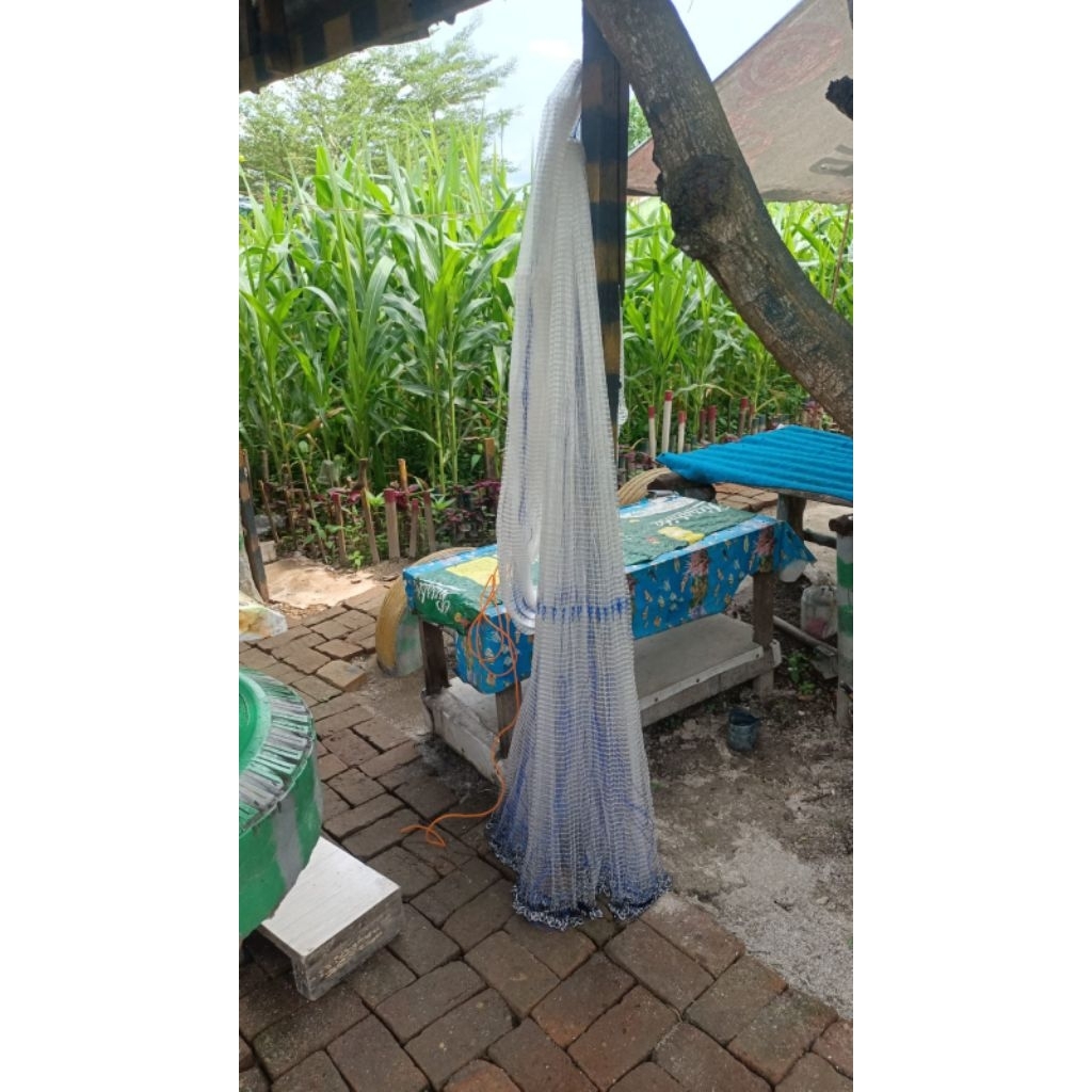 Jual jala ikan 1 inci atau jala sampling vename berat 4 kg pnjng 3 mtr ...