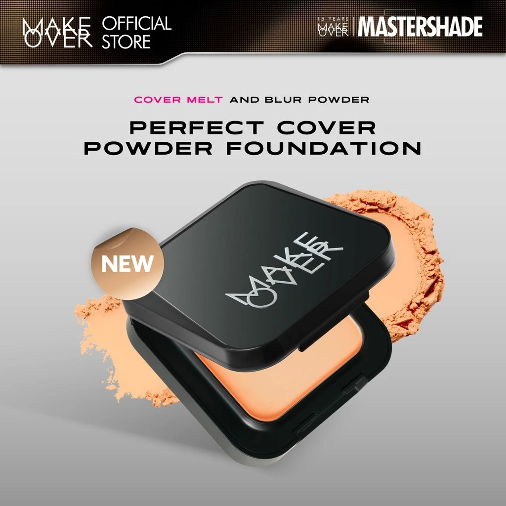 Jual MFI - MAKE OVER Perfect Cover Powder Foundation - TWC Two Way Cake ...