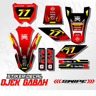 Jual Decal Striping Stiker Motor Taksi Taxi Gabah Padi Pari Full Body ...