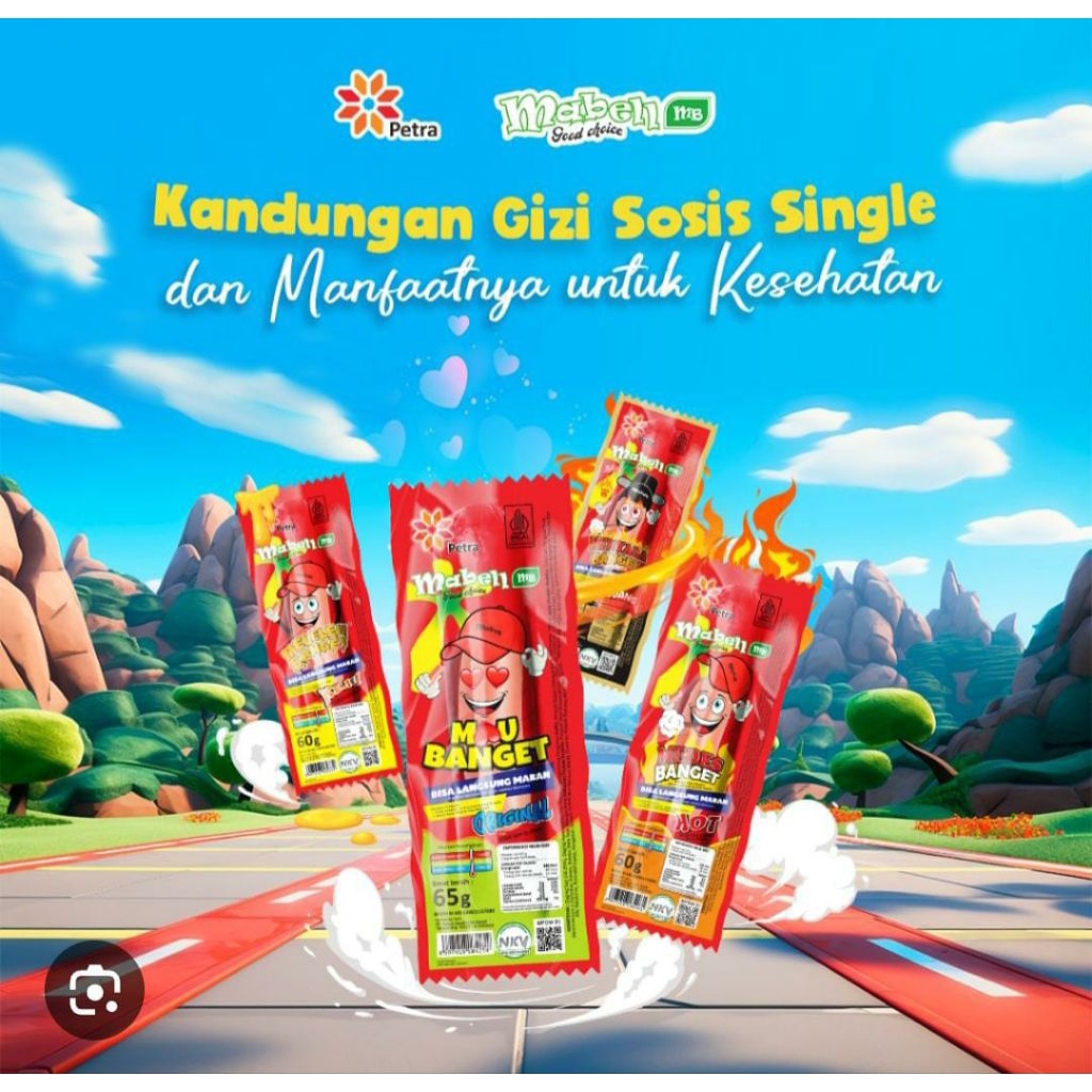 Jual Sosis Mabell Siap Makan 5 varian rasa (1 pack isi 12pcs) #bisa ...