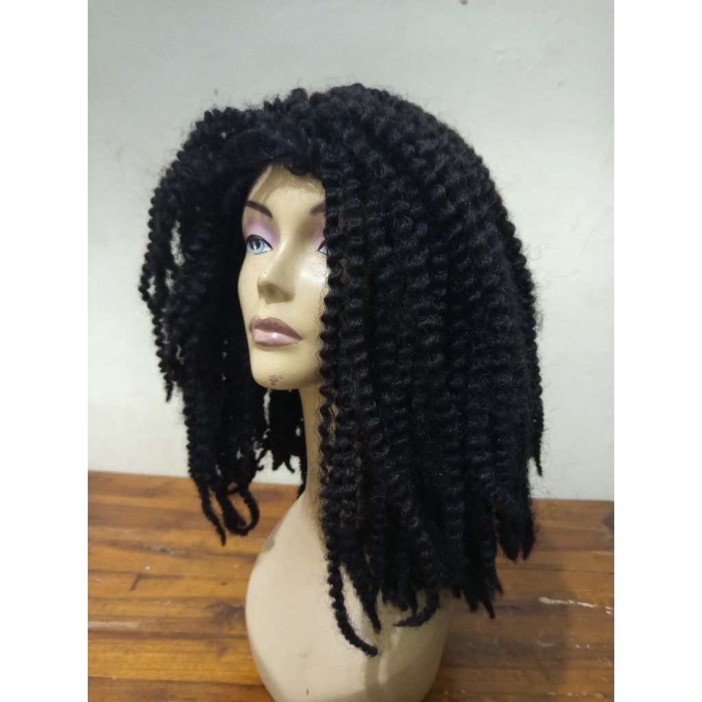 Jual wig gimbal afrika model rambut afro (C3) | Shopee Indonesia