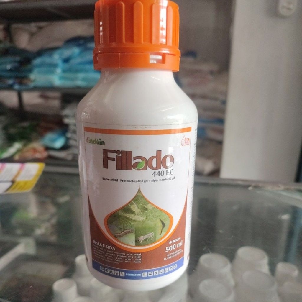 Jual Insektisida FILLADO 440EC kemasan original 400/500ml, profenofos ...