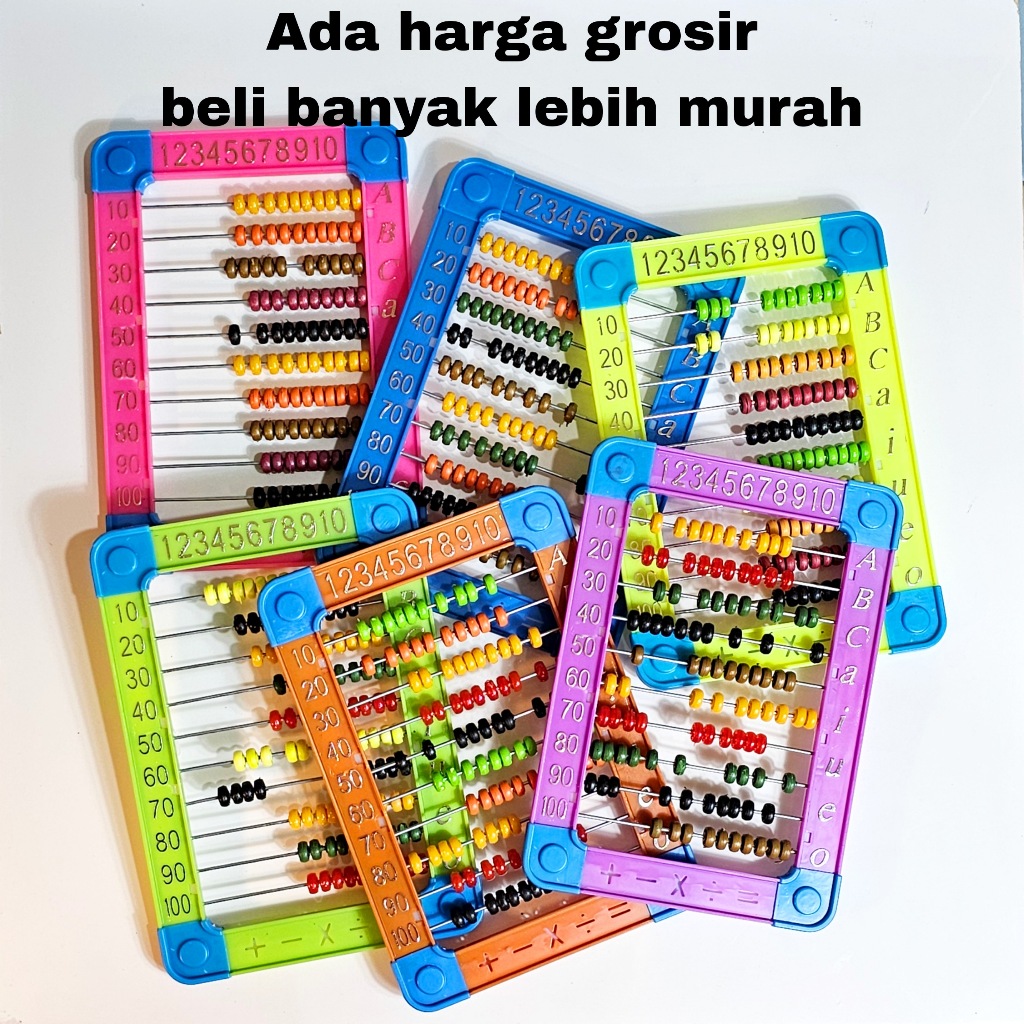 Jual GG Sempoa 8025/Sipoa/Simpoa/Abacus/Counting Frame | Shopee Indonesia