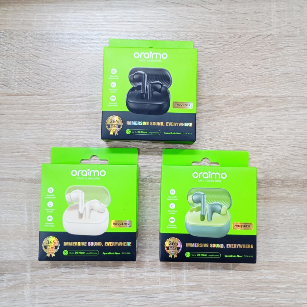 Jual ORAIMO OTW-323 TWS Bluetooth ENC Spacebuds Neo True Wireless ...