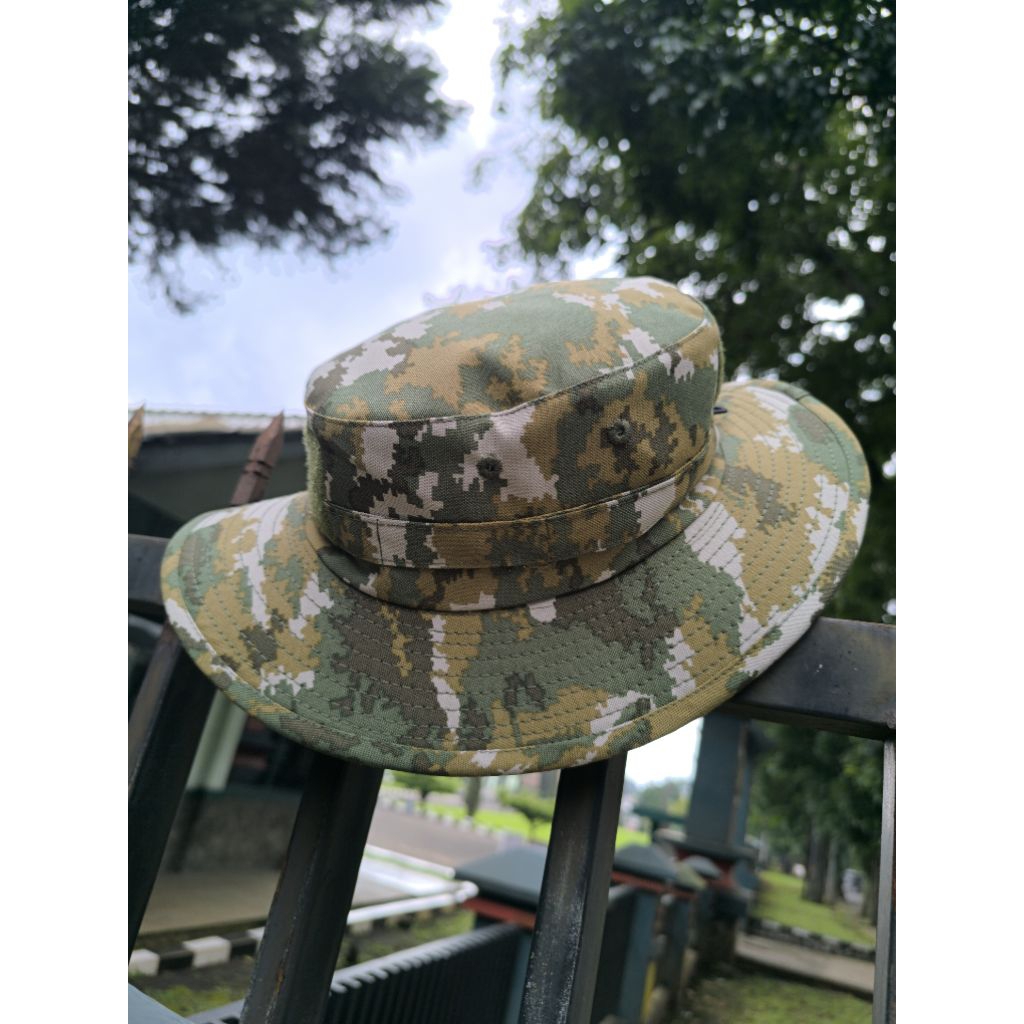 Jual TOPI RIMBA SAGE GREEN / TOPI RIMBA TNI TERBARU / TOPI RIMBA KAWAT ...