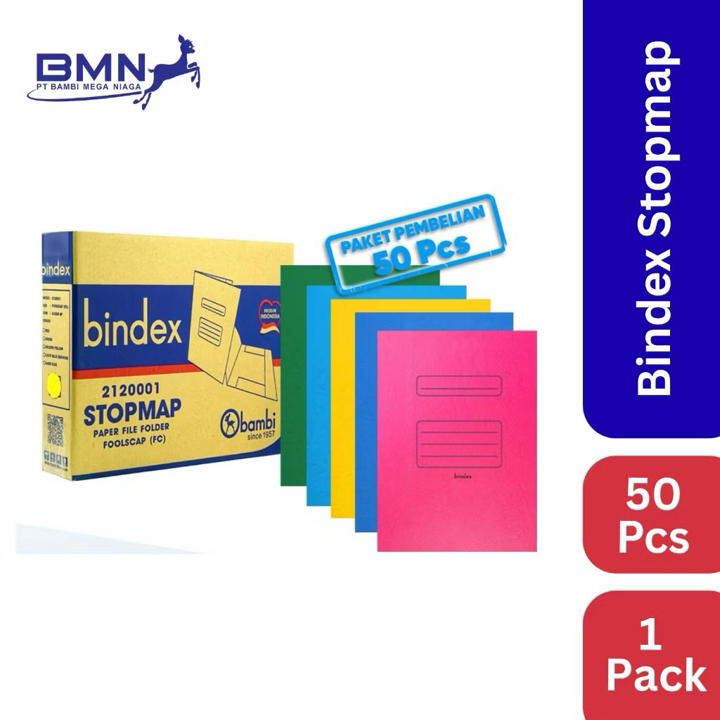 Jual 1 BOX Bindex Stopmap 5002 Folio Map Buffalo Bindex tebal 180gsm ...