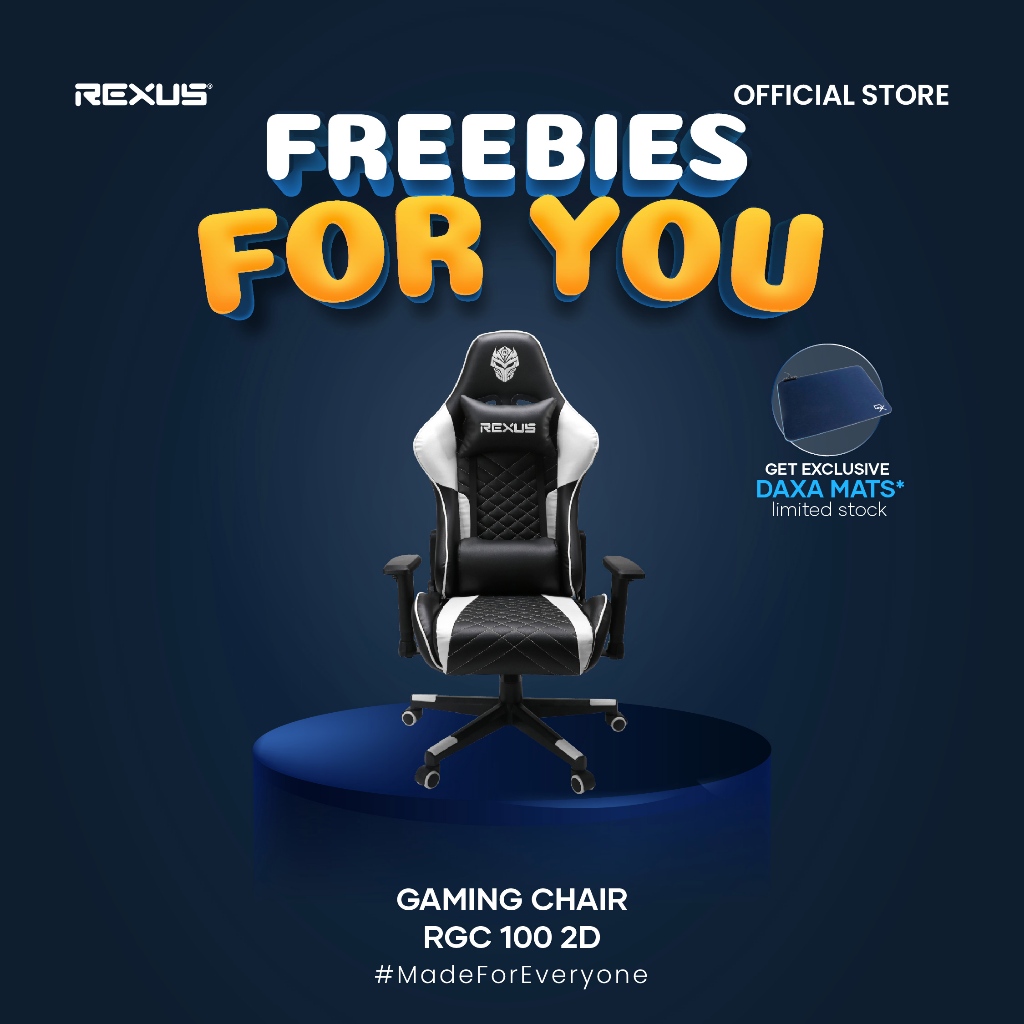 Jual (Get Special Mousepad Daxa Mats) Rexus Gaming Chair RGC 100 2D ...