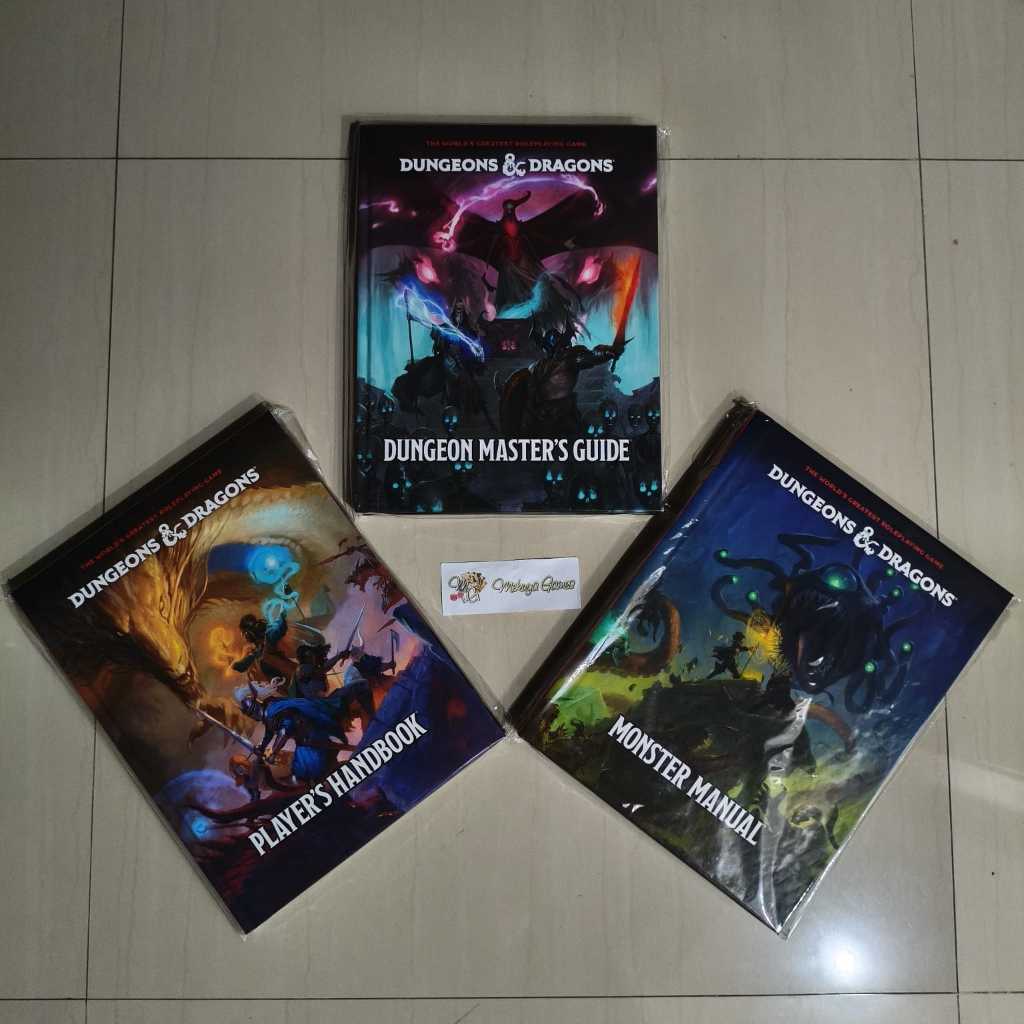 Jual D&D Dungeon Master's Guide - Player's Handbook - Monster Manual ...