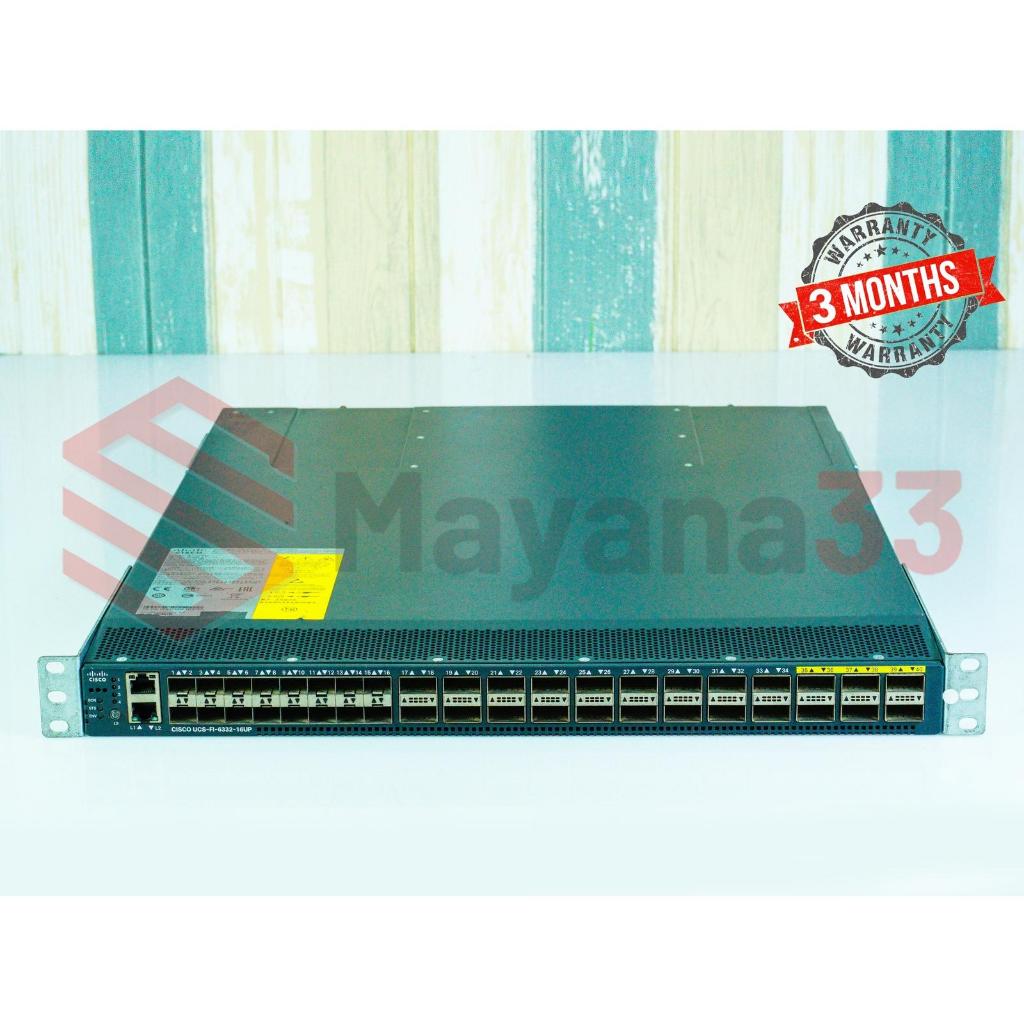 Jual CISCO UCS FI-6332-16UP 24 port 40GB dan 16 port 10GB. Spesifikasi ...