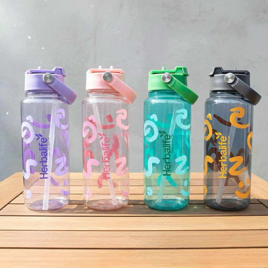 Jual Botol Plastik uk 1 liter Hblife 2in1 dua cara minum | Shopee Indonesia