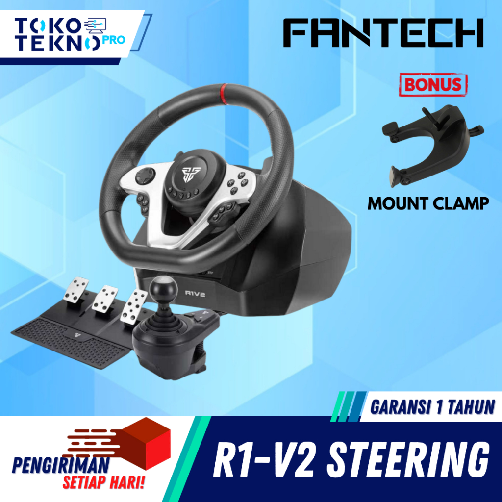 Jual FANTECH R1V2 / R1-V2 / R1 V2 Racing Steering Wheel Simulator ...