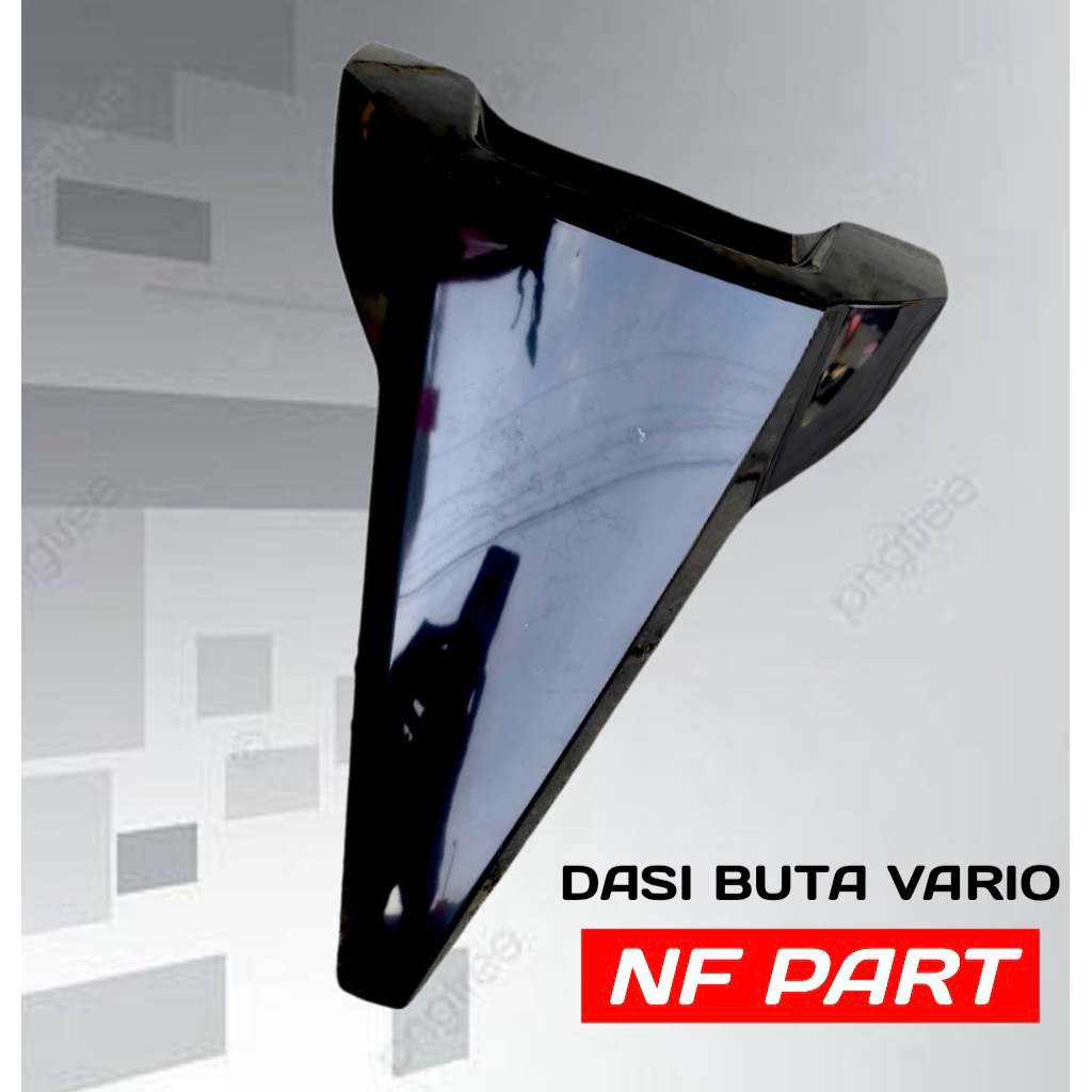 Jual dasi tameng dada buta hitam glossy all new vario LED 125 150 ...