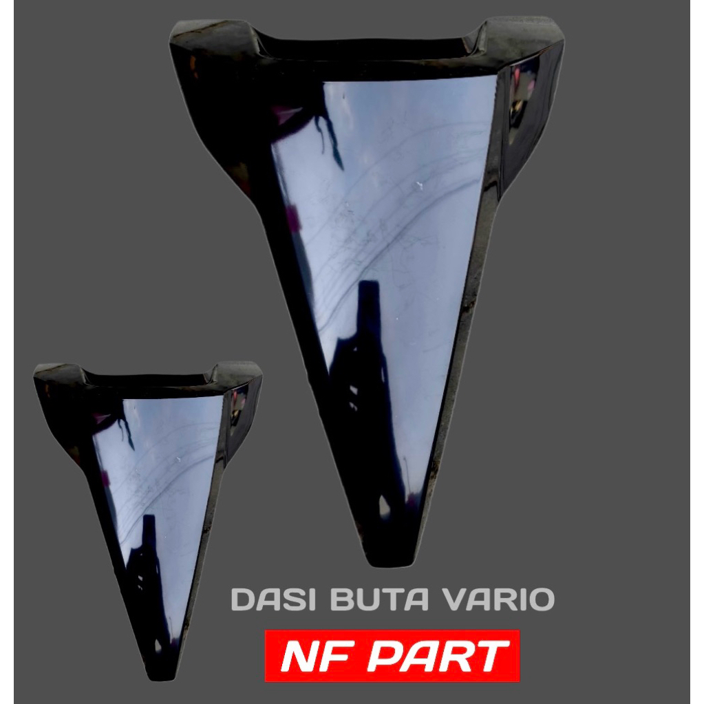 Jual dasi tameng dada buta hitam glossy all new vario LED 125 150 ...