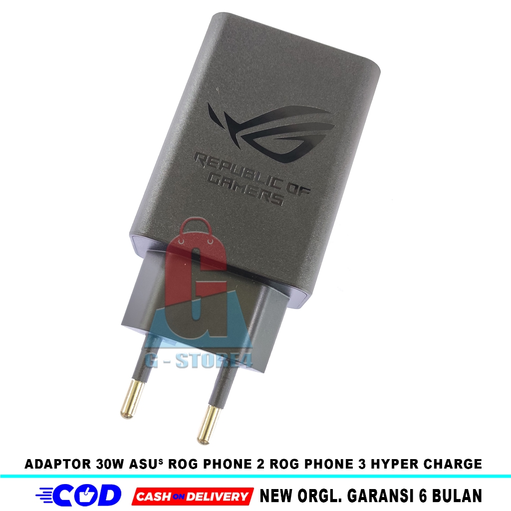 Jual Charger Adaptor 30W Asus Rog Phone 2 Rog Phone 3 Hyper Charge ...