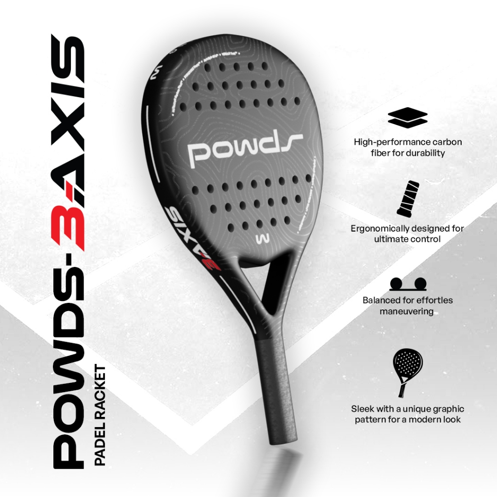 Jual RAKET PADEL POWDS - 3AXIS | Shopee Indonesia