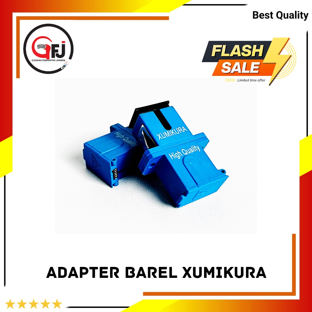 Jual ADAPTER BAREL FO SC-UPC FLIP CONNECTOR XUMIKURA ORIGINAL | Shopee ...