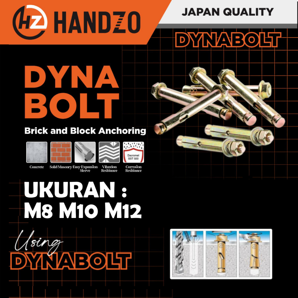 Jual Dynabolt M12 Terlengkap & Harga Terbaru Juni 2026 | Shopee Indonesia
