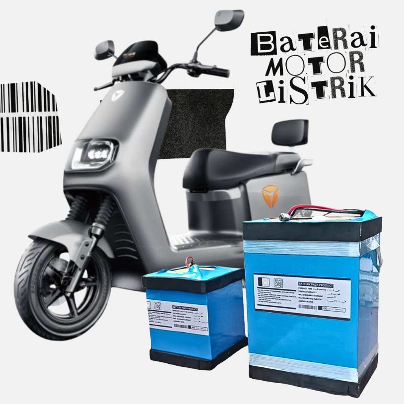 Jual Baterai motor listrik molis 60v 72v custom cell baru garansi 1 ...