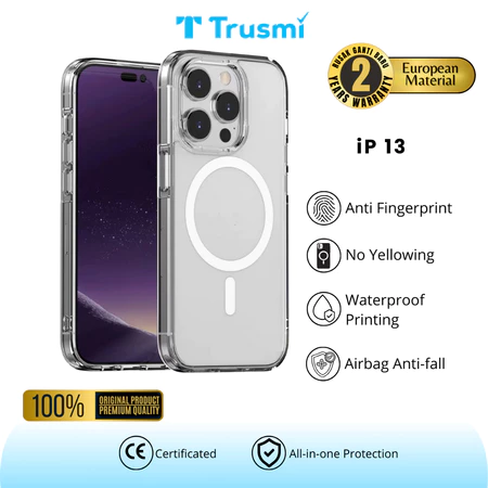 Case iPhone 15 Magnetic TPU Transparent