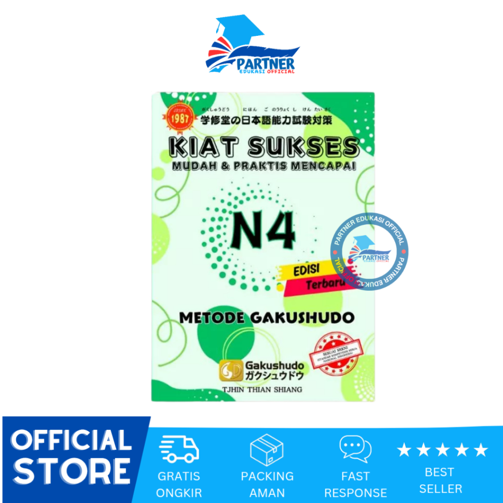 Jual Buku Kiat Sukses Mudah & Praktis Mencapai N2, N3, N4 & N5