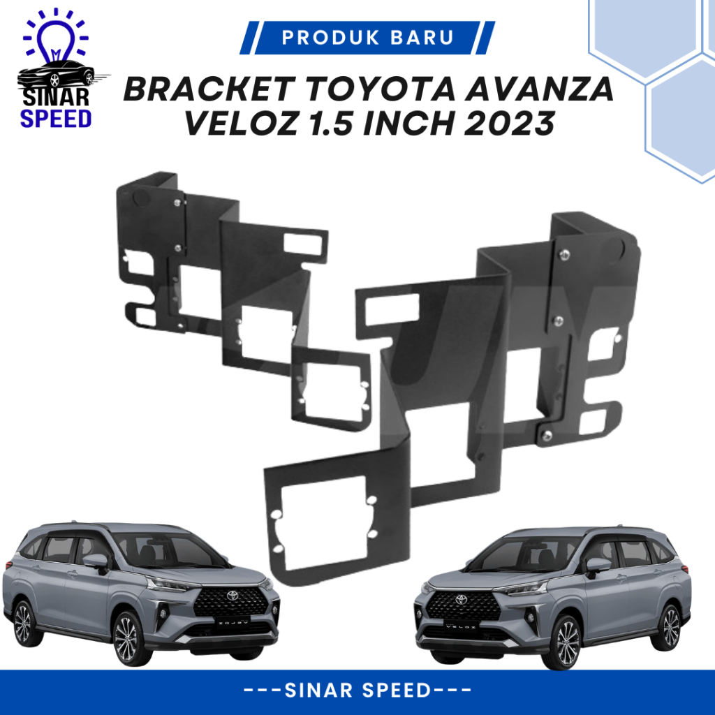 Jual BRACKET BILED 1.5 INCH TOYOTA AVANZA VELOZ MATRIX 2023 Besi X1M ...