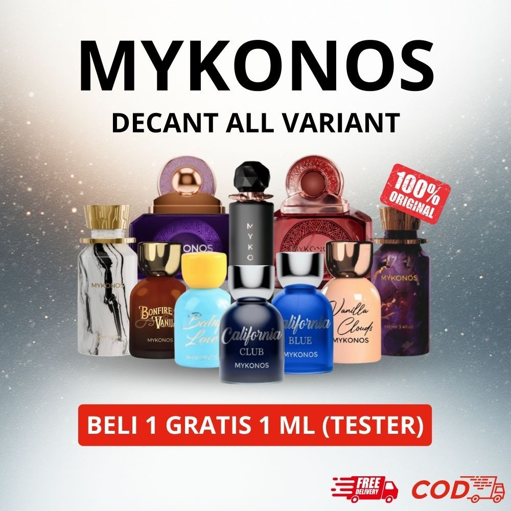 MYKONOS Decant Share All Variant 2ML - 10ML Original 100% Monaco Royale California Glitch Sorrennto