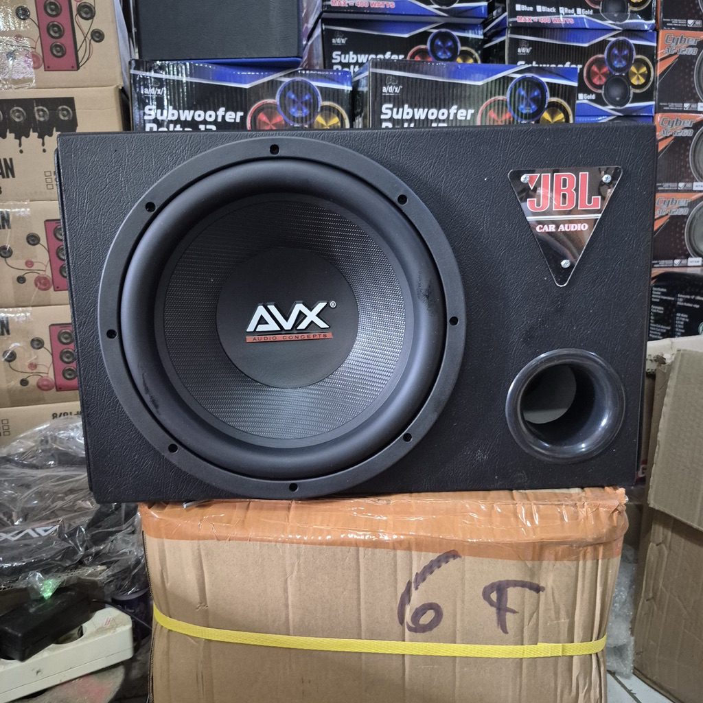 Jual Box Subwoofer 12inch Porting kotakk + Speaker SUBwoofer 12inch AVX ...