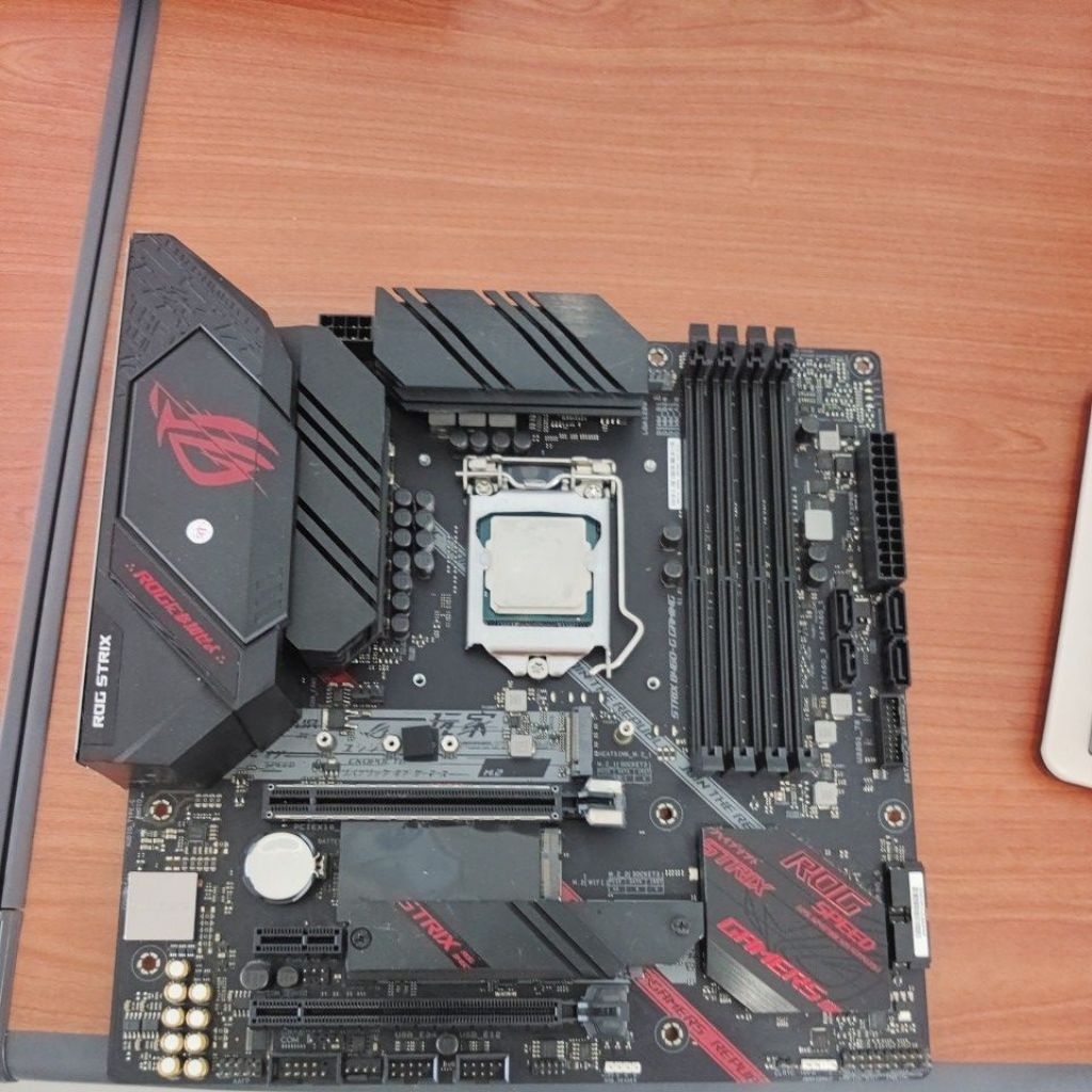 Jual mainboard Asus strix b460 g gaming ddr4 + procsesor core i7