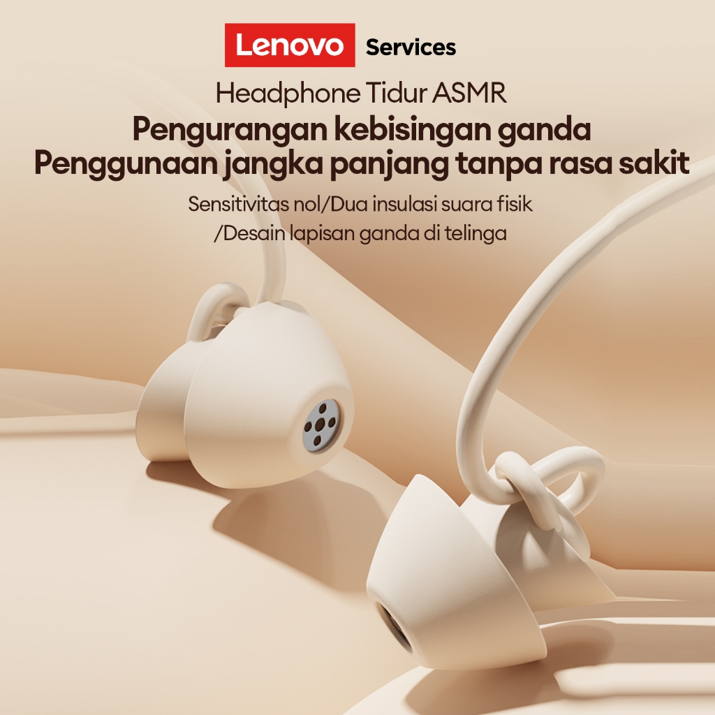 Jual Lenovo Services Y107PRO ASMR Sleep Headset Kabel Wired Earphone ...
