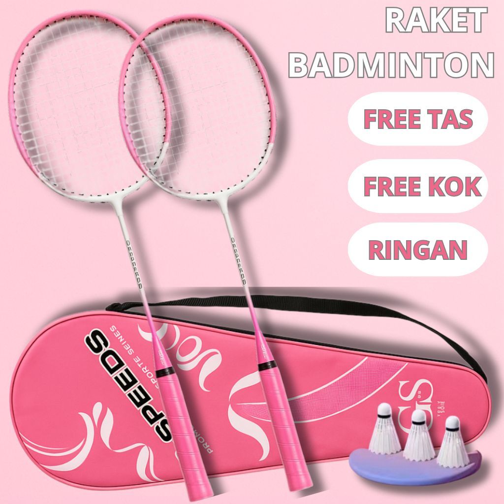 Jual Raket Bulu Tangkis Isi 2 pcs/raket badminton original/ raket ...