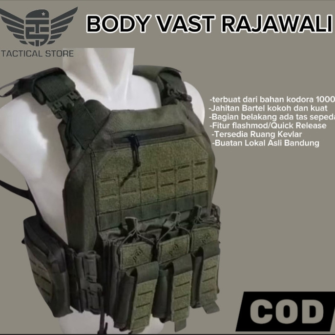 Jual rompi body vest tactical/body vest rajawali/rompi body vest ...