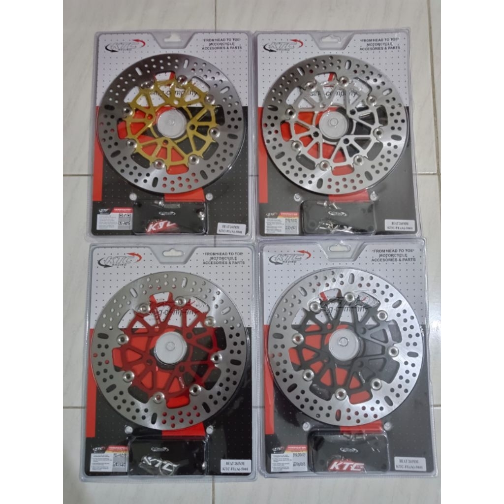 Jual DISC BRAKE PIRINGAN CAKRAM KTC 260MM FLOATING VARIO 125 BEAT VARIO ...