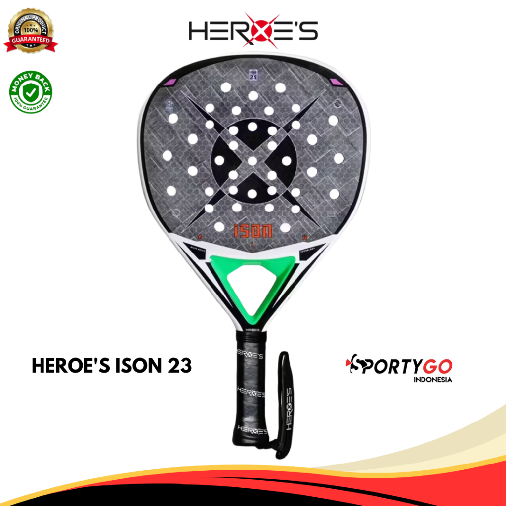 Jual Padel Racket HEROE'S Ison 23 | Raket Padel Heroes | Shopee Indonesia