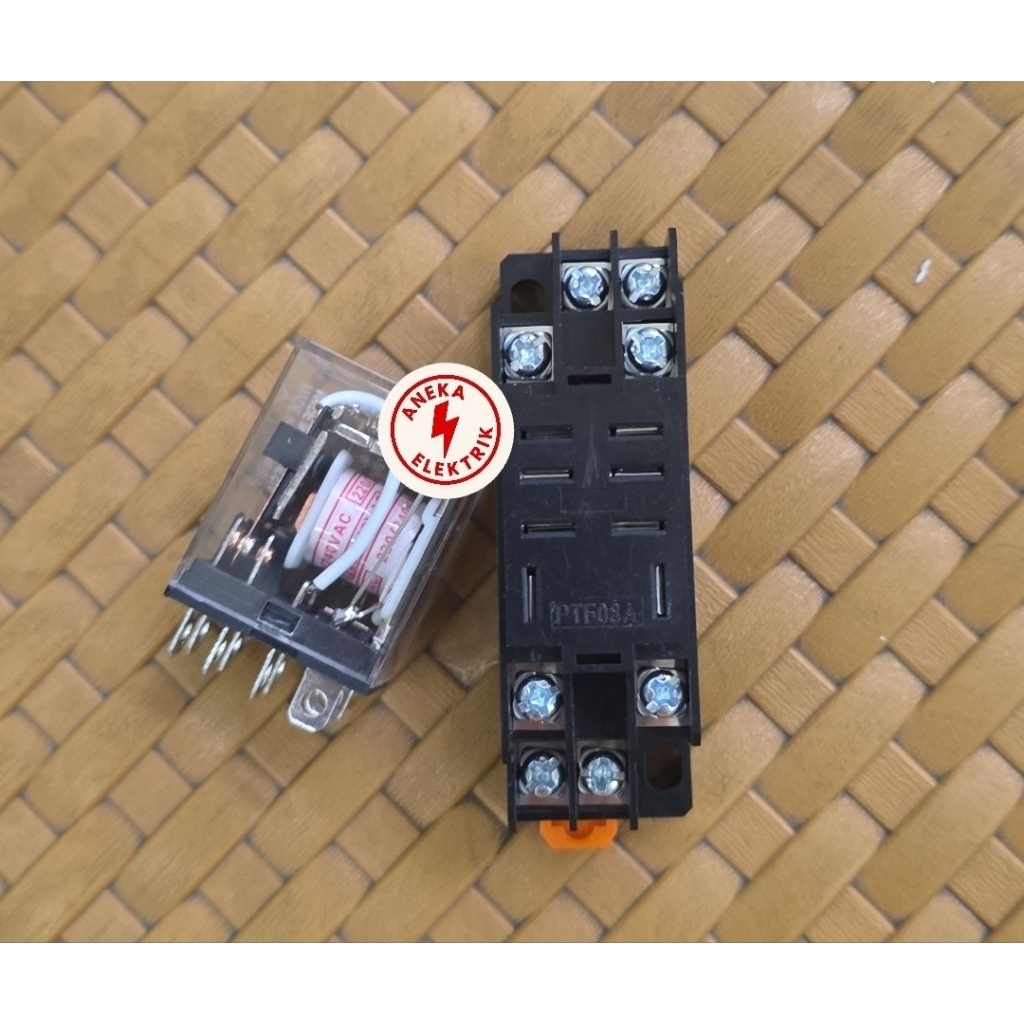 Jual Relay LY2N 220VAC + Socket 8 pin / ly2 220vac | Shopee Indonesia