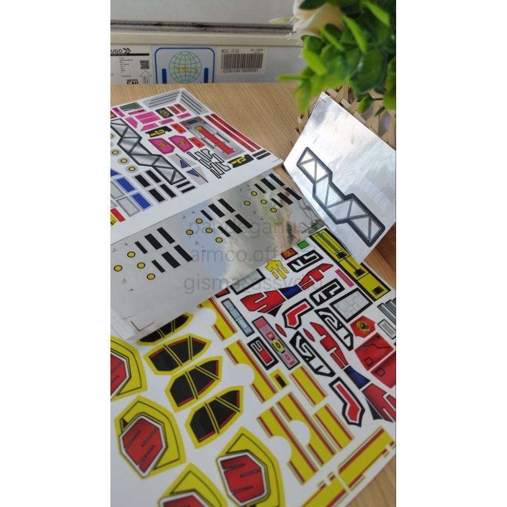Jual sticker megazord mmpr power rangers dino zord labels | Shopee ...