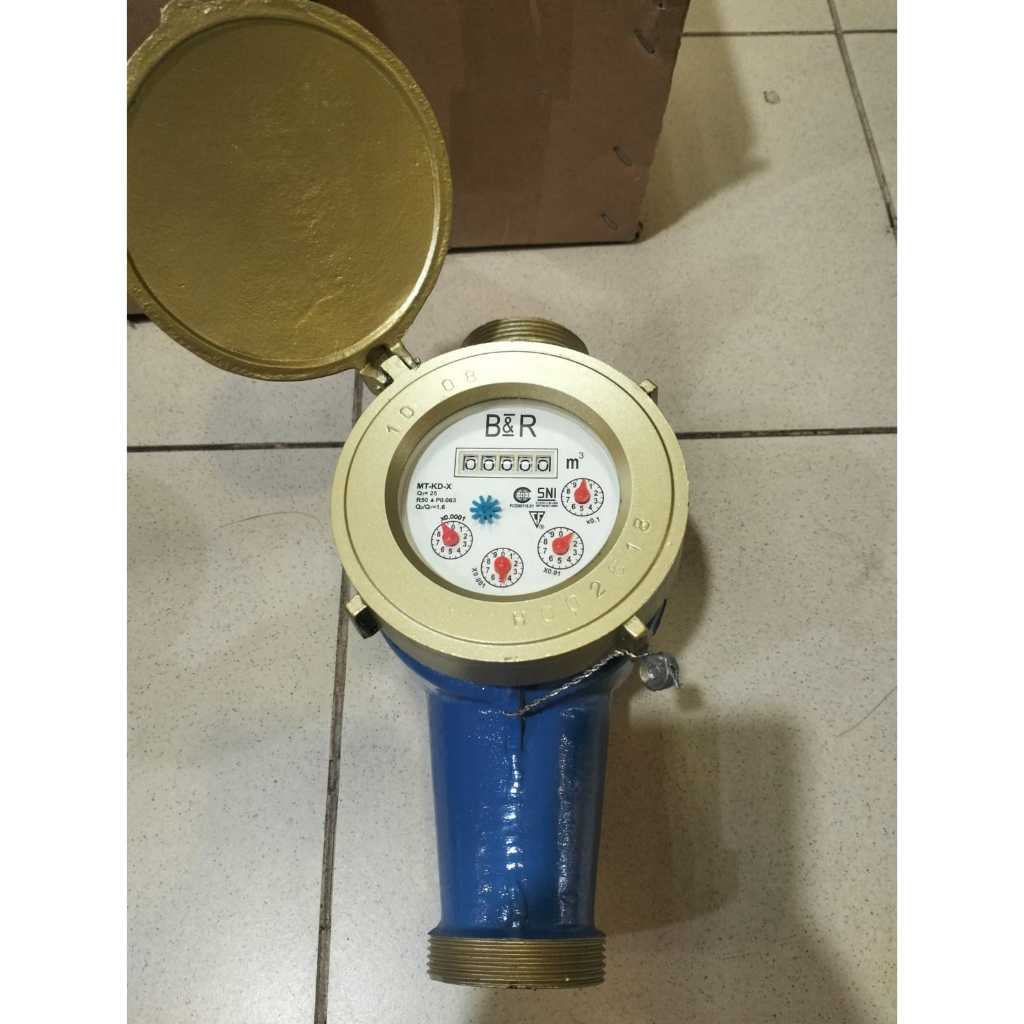 Jual water meter B&R size 1,5 Inch ( 40 mm ) + include tera/ Kalibrasi ...