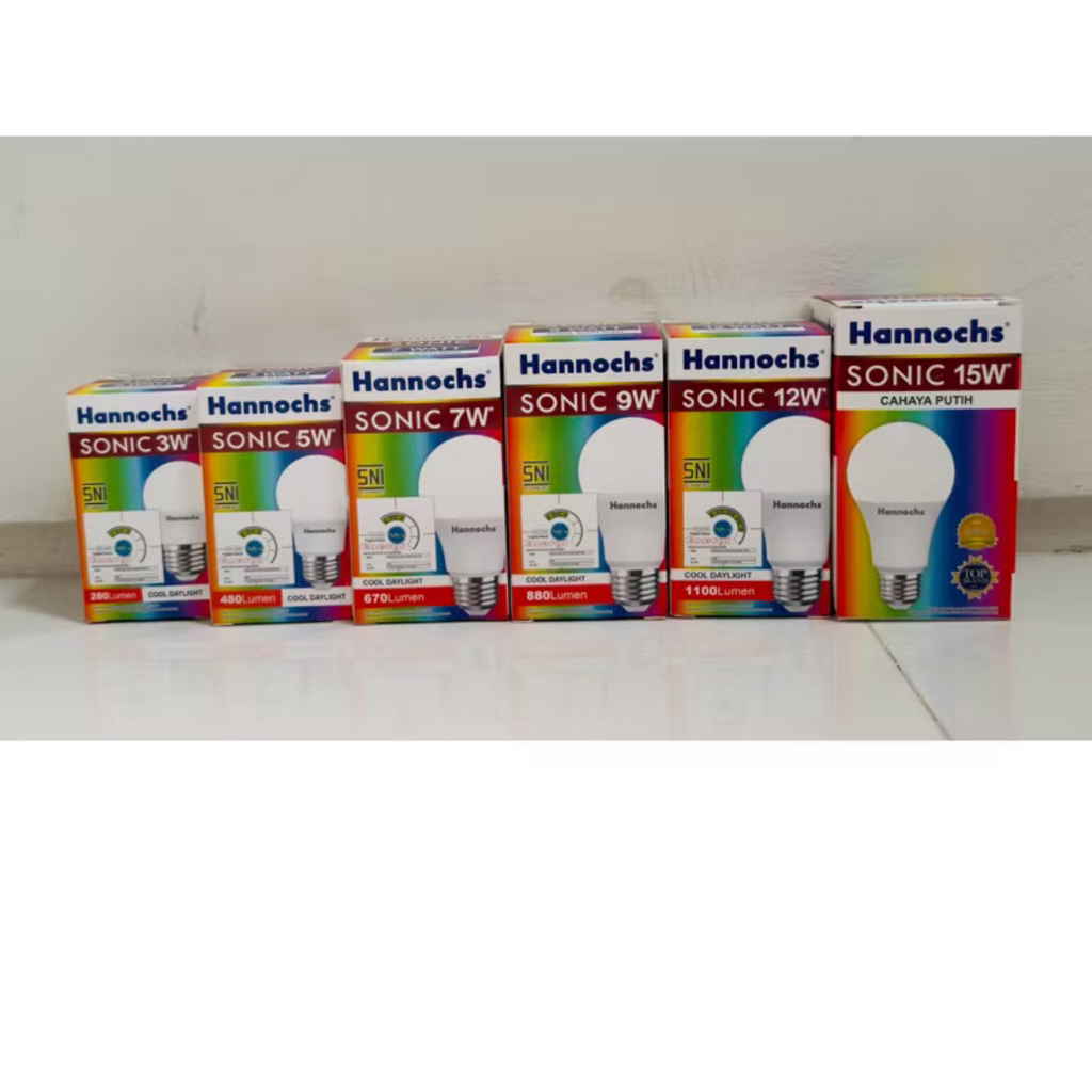 Jual HANNOCH SONIC LED 5w,7w,9w,12w,20w | Shopee Indonesia