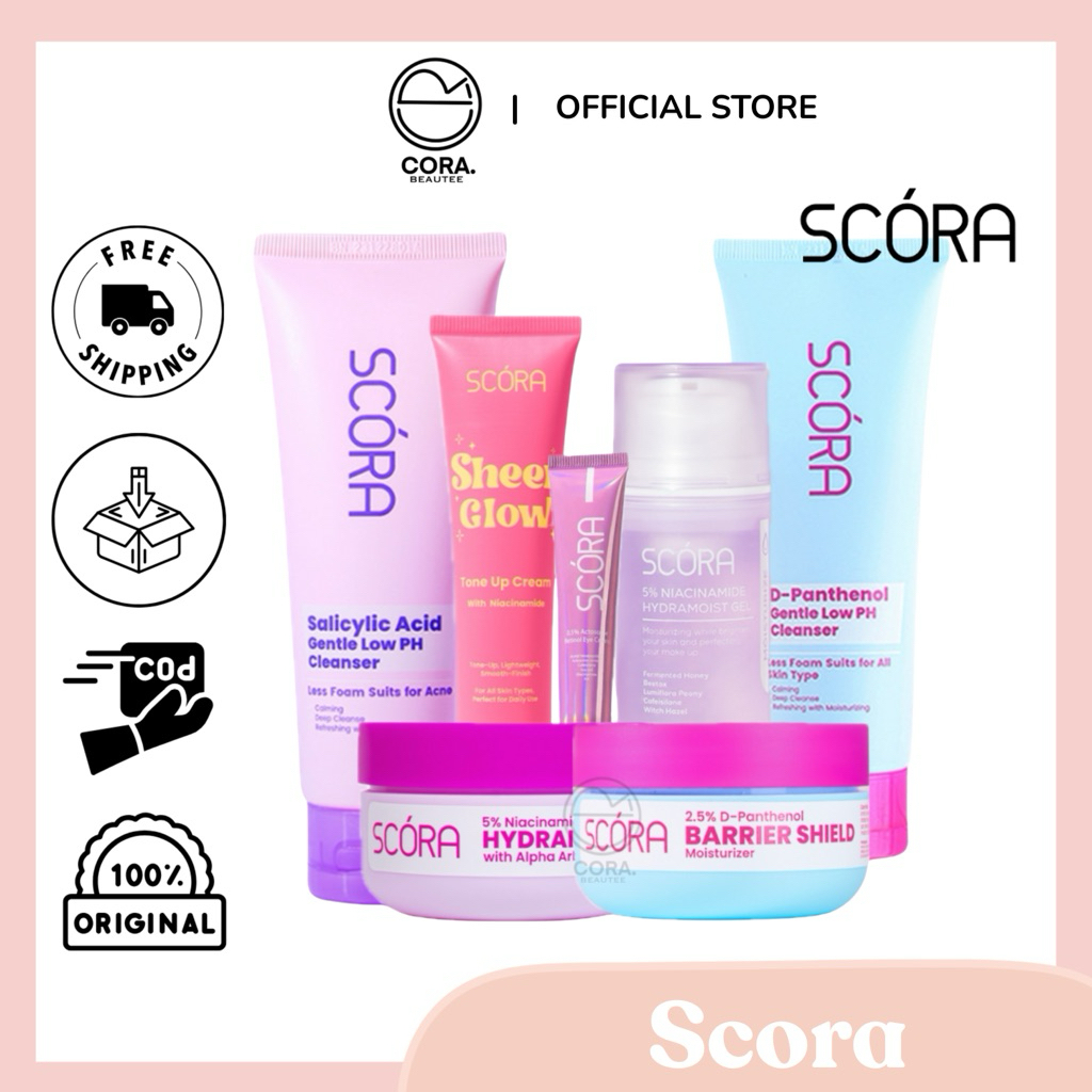 Jual CORA | (SCORA SERIES) Cleanser - MoistGel - Eye Cream - ToneUp ...