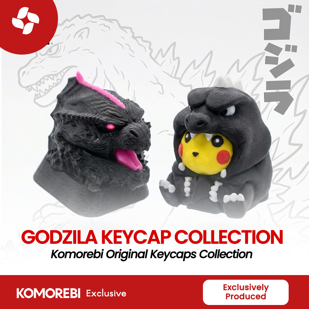 Jual Keycap Godzilla X Pikachu Godzilla Custom Artisan Mechanical ...