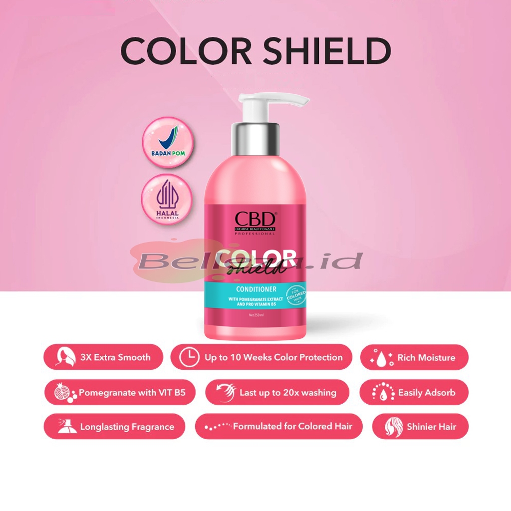 Jual [PAKET] CBD Professional Color Shield Shampoo 250ml + Conditioner ...