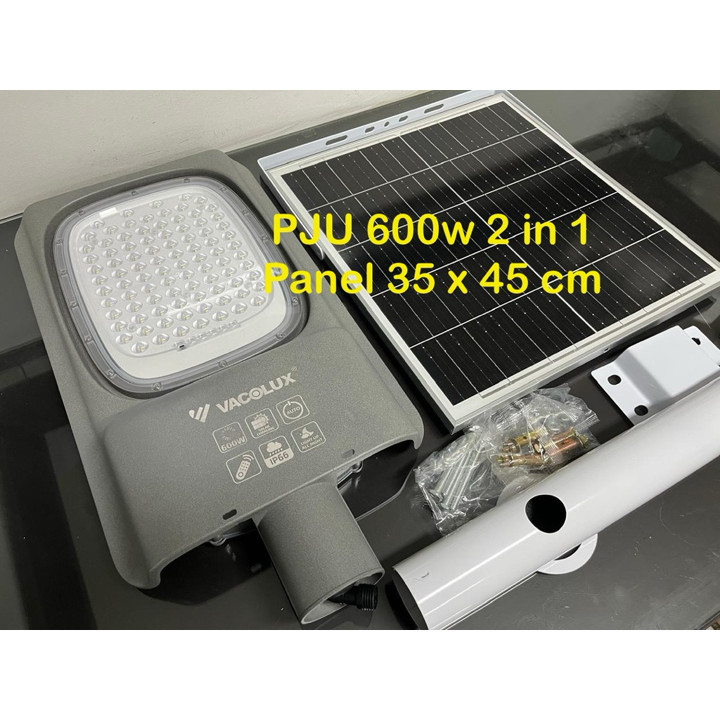 lampu jalan solar panel 600 watt 600w SNI lampu pju tenaga surya 600w led pju so