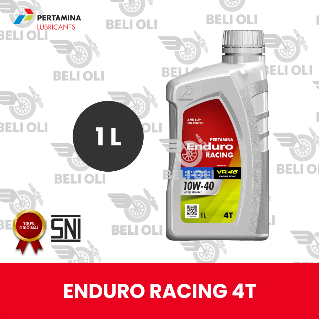 Jual (BELI OLI) PERTAMINA Enduro Racing Series 4T 10W-40 1 Liter (Oli ...